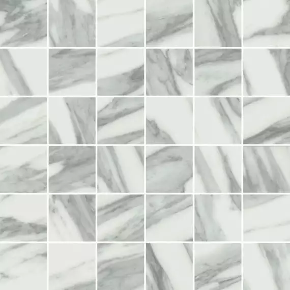 610110000733 Uffizi White Mosaico 30x30